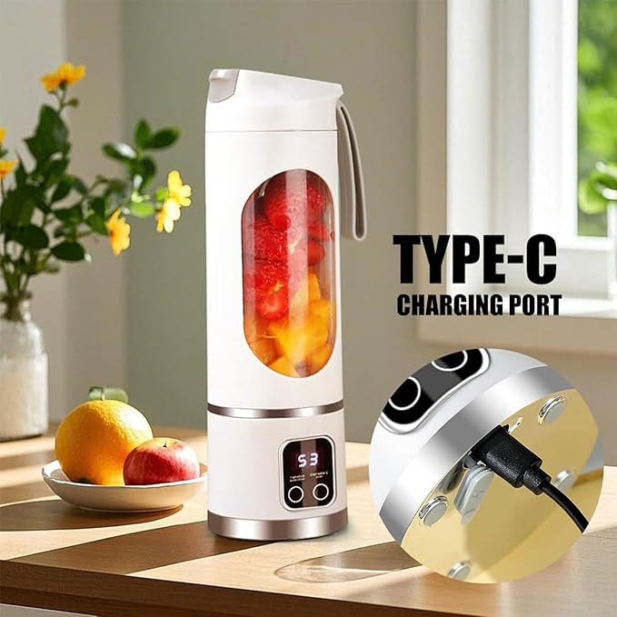 USB Rechargeable Portable Blender – Leak-Proof & Travel-Friendly
