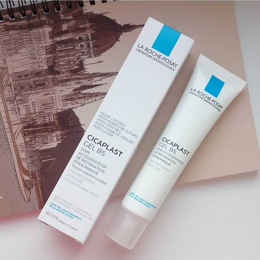 a Roche-Posay Cicaplast Gel B5 Moisturizing Regenerating Gel for Irritated Skin
