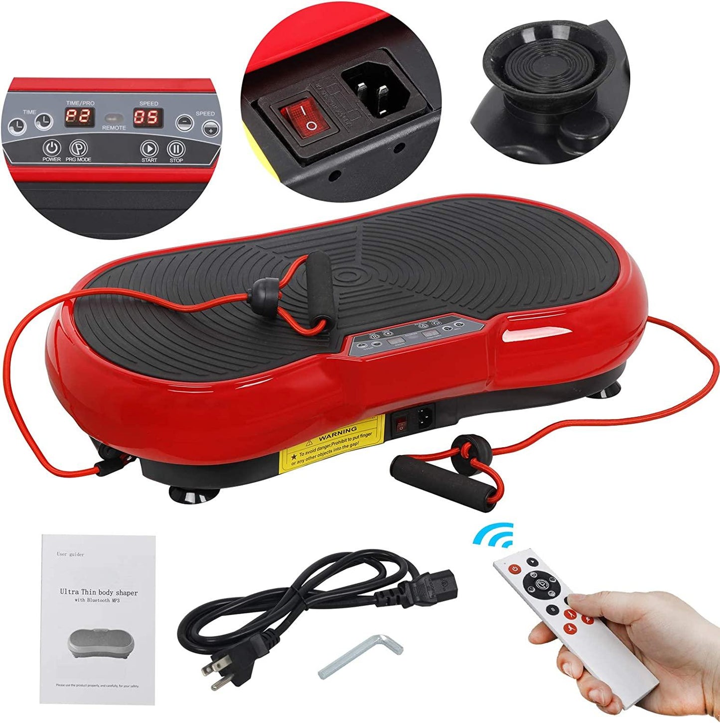 Full Body Vibration Plate Machine – Home Fitness & Weight Loss Trainer