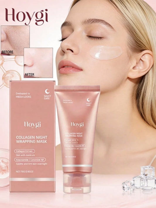 Collagen Peel Off Night Mask – Luxury Firming & Deep Hydration Glow Treatment