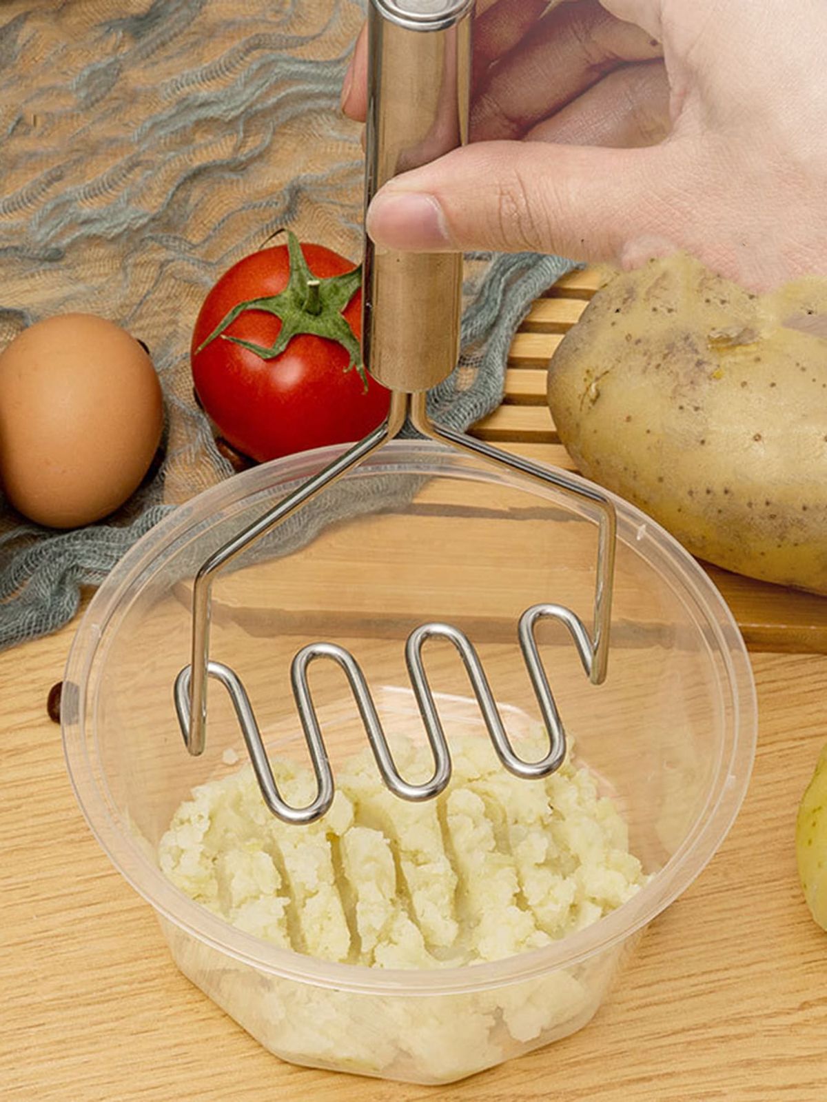 Ramadan special offer – Potato Masher – Efficient Kitchen Gadget for Soft Mashed Potatoes