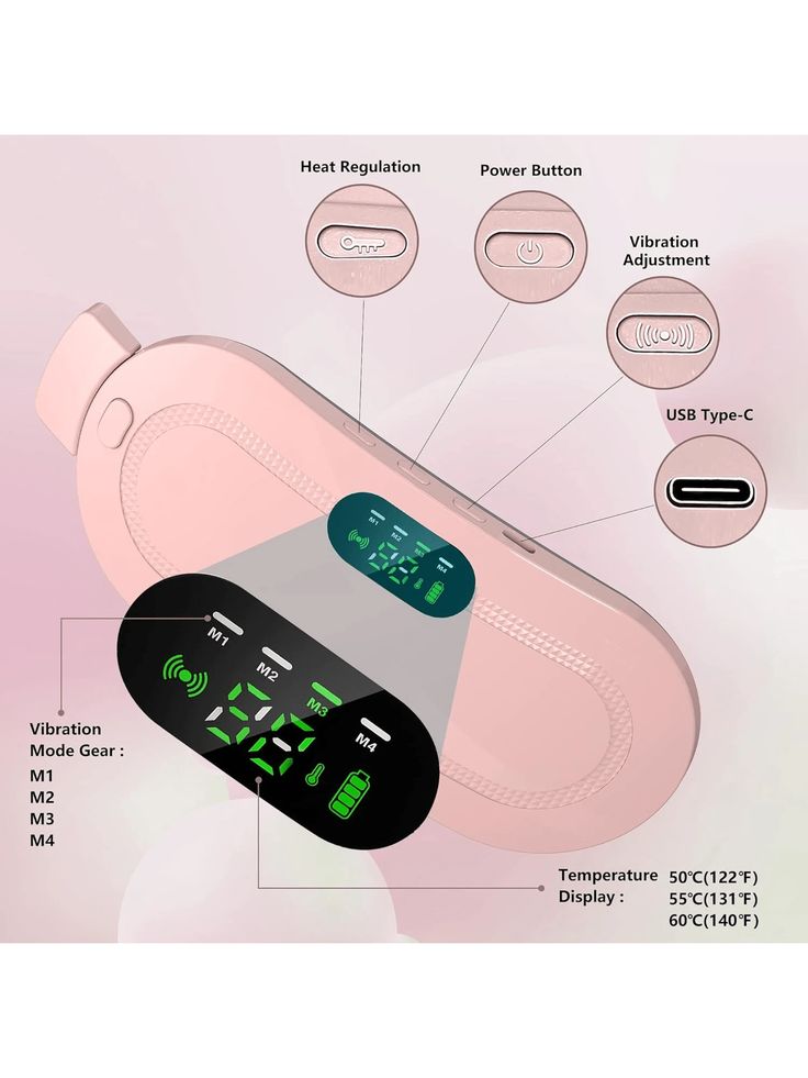 Portable Period Pain Relief Heating Belt for Women