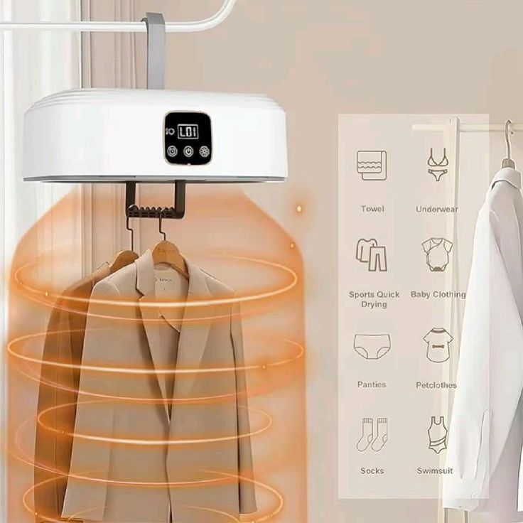 Portable Drying Heater Electric Clothes Dryer Machine Fast Drying Home Use UAE KSA