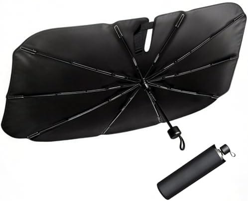 قابل للطي ويوفر حماية من الأشعة فوق البنفسجية والحرارة-Premium Car Windshield Sun Shade