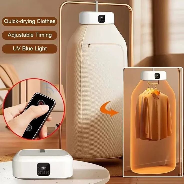 Portable Drying Heater Electric Clothes Dryer Machine Fast Drying Home Use UAE KSA