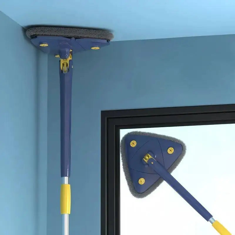 360° Rotating Triangular Mop – Reach Every Corner with Ease