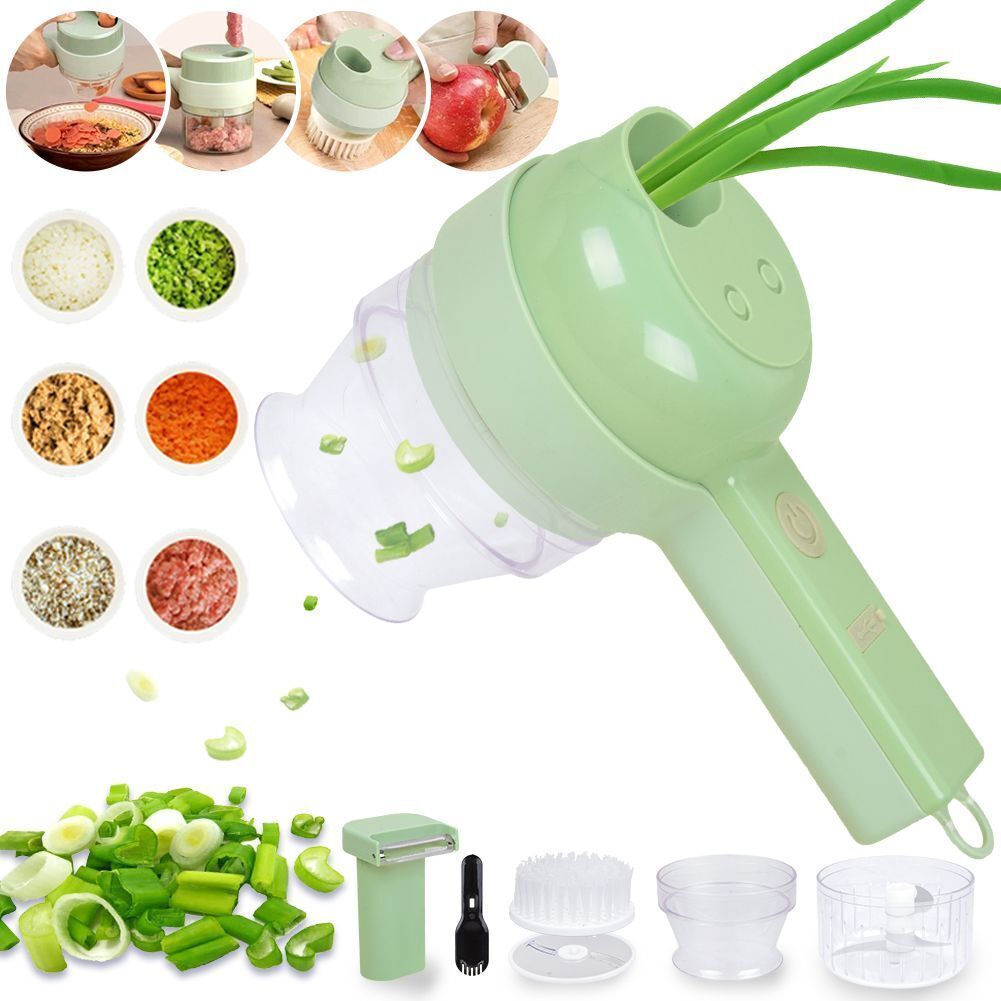 Wireless Electric Garlic Masher & Chopper – Multi-Purpose Kitchen Tool