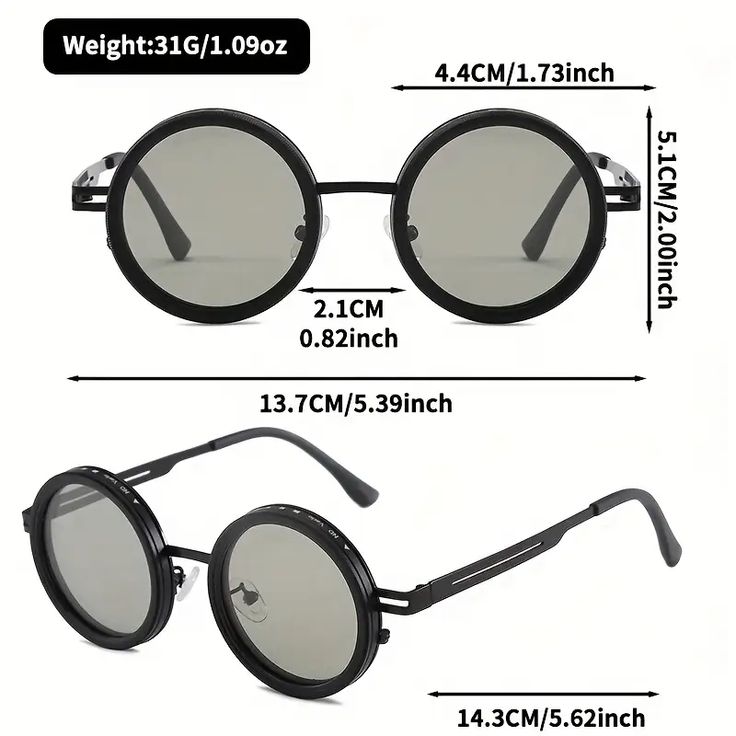 Adjustable Focus Vision Glasses for Reading and Distance Clear View for Men Women