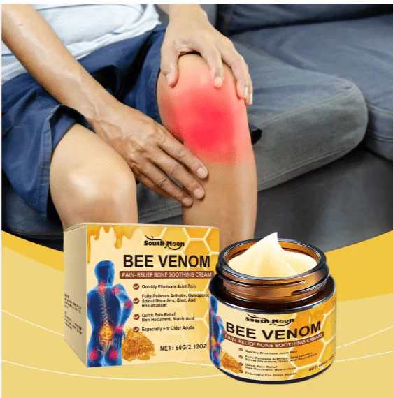 South Moon Bee Venom Pain Relief Cream for Arthritis, Muscle & Joint Discomfort (Original)
