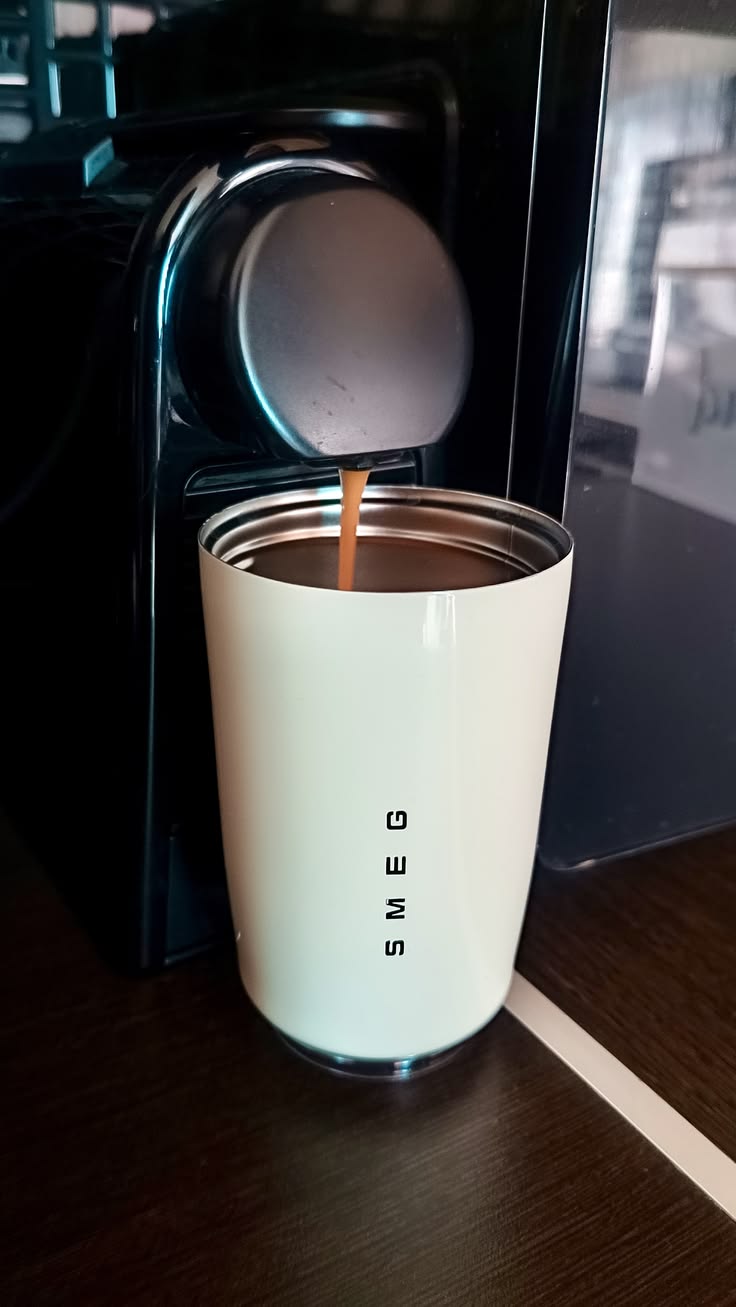 SMEG Stainless Steel Vacuum Insulated Tumbler Mug Travel Coffee Cup Hot Cold UAE KSA